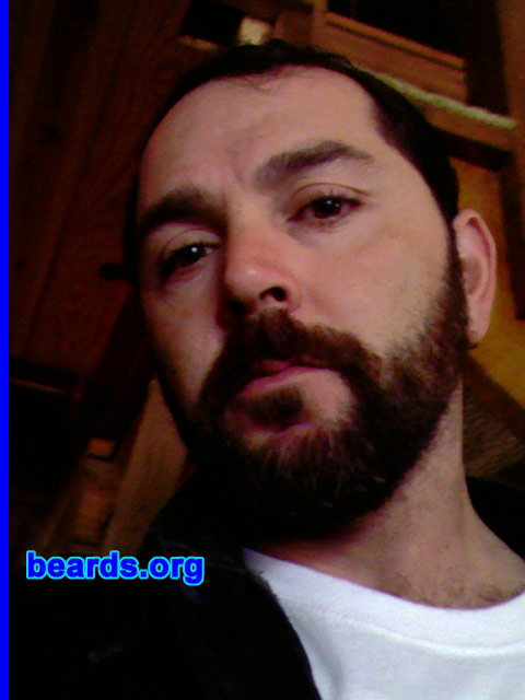 Frank Perego
Bearded since: 2004.  I am a dedicated, permanent beard grower.

Comments:
I grew my beard because I love the way my beard feels.
I love it, makes me feel more rugged.

Keywords: full_beard