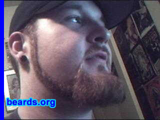 Robert Bell
Bearded since: 1997.  I am a dedicated, permanent beard grower.

Comments:
I was one of the first in my class in school to start growing facial hair. I started with a goatee, just to see what it looked like. I loved it and have had one ever since. My father has always had a beard, so that also influenced me.

How do I feel about my beard?  I feel my beard is the definition of who I am.  Without my goatee, I feel naked on my chin.  I suffer from a lack of chin and the hair on my chin is the only thing that gives it definition.
Keywords: full_beard