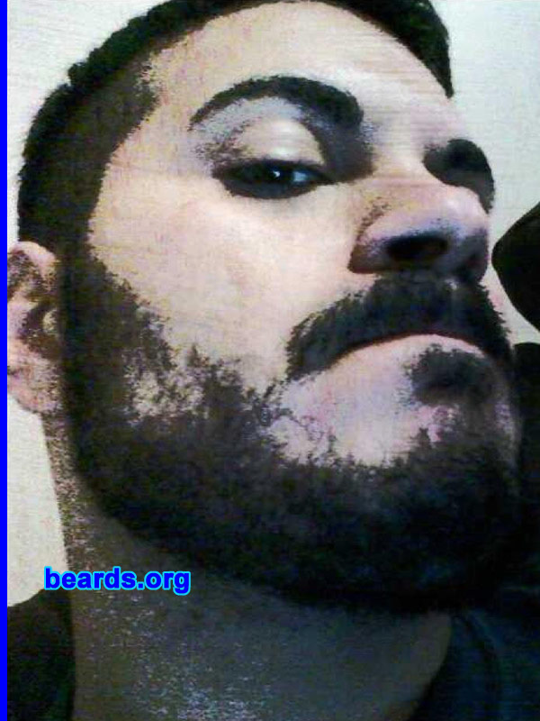 Rahman
Bearded since: 2002. I am a dedicated, permanent beard grower.

Comments:
Long as I've known, I've always either kept a stubble or grown out a full beard. It emphasizes the jawline and symbolizes masculinity, confidence, wisdom, and power.

How do I feel about my beard? Wish it grew in thicker and evenly throughout the cheek and a thicker connection between the mustache and beard. Otherwise I love keeping a beard. 
Keywords: full_beard