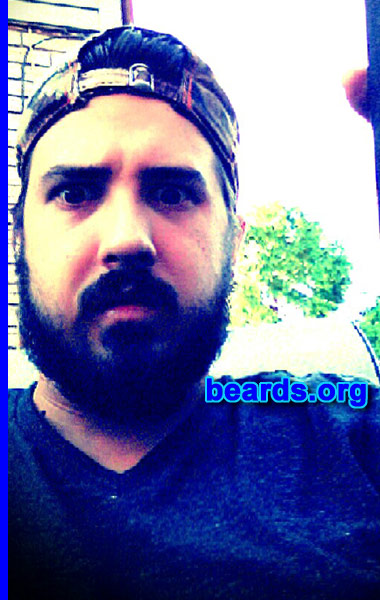Andrew
Bearded since: 2008. I am a dedicated, permanent beard grower.

Comments:
Why did I grow my beard?  To keep warm in the winter and to become one with manhood and my inner wild.

How do I feel about my beard?  I wish I could grow it longer and thicker. I haven't had a beard growing for more than four months because I see no progress with it after a while.
Keywords: full_beard