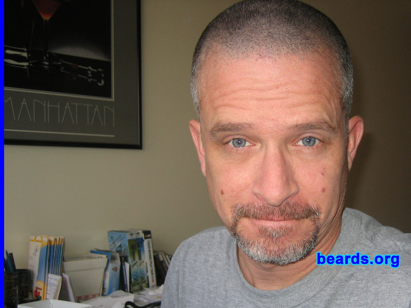 Grant
Bearded since: 2006.  I am an occasional or seasonal beard grower.

Comments:
I grew my beard because I'm not a real fan of shaving.

How do I feel about my beard?  It could be more full.
Keywords: goatee_mustache