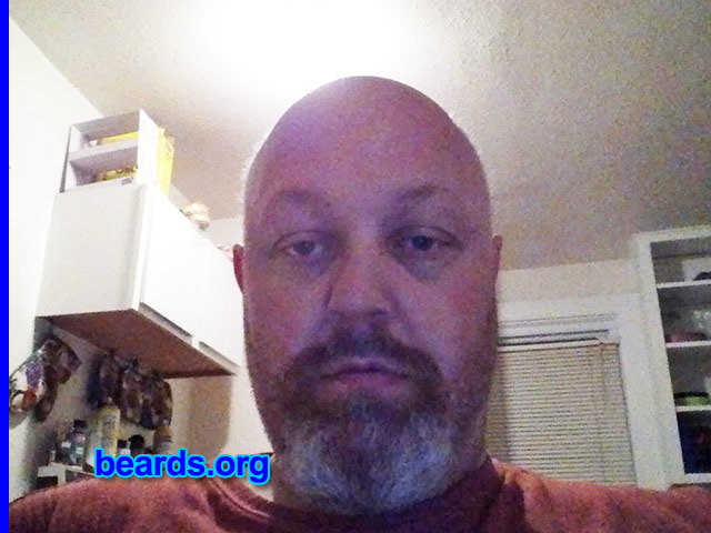 Jerry T.
Bearded since: 2001. I am a dedicated, permanent beard grower.

Comments:
Why did I grow my beard? To cover a double chin.

How do I feel about my beard? Love it.
Keywords: goatee_mustache