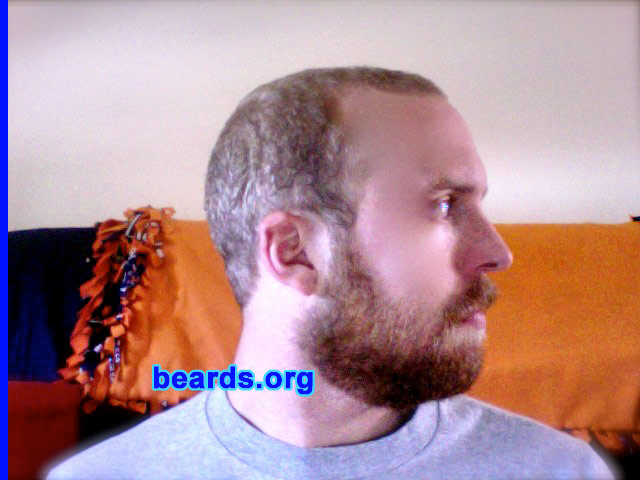 Keith
Bearded since: age twenty-three.  I am an occasional or seasonal beard grower.

Comments:
Originally, I grew my beard because I wanted to see if I could.

How do I feel about my beard? For the most part, I like it. There are a few things that bug me about it, like the light colored hair right below my lower lip.
Keywords: full_beard