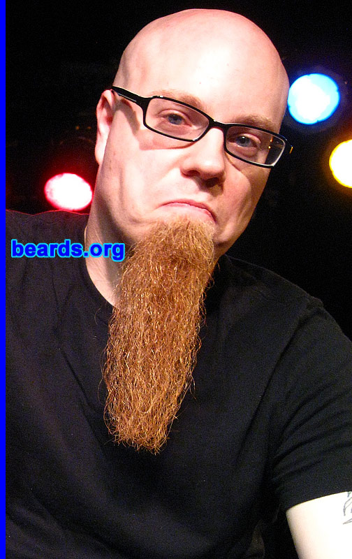 Mike Wiley
Bearded since: 2007. I am a dedicated, permanent beard grower.

Comments:
I grew my beard because I'm a comedian and I wanted to stand out from the rest.

How do I feel about my beard? My beard gives me a boost of confidence in public. I feel noticed when I walk into a room.
Keywords: goatee_only