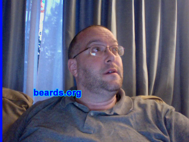 Patrick
Bearded since: 2000.  I am a dedicated, permanent beard grower.

Comments:
I grew my beard to see what it would look like. Originally it was a goatee/mustache, and I liked it so much I had it until just recently. I've decided to grow the full beard to see if I like it, and I'm not entirely sure yet.

How do I feel about my beard? Love it...in whatever form it takes!
Keywords: stubble full_beard
