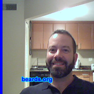 Roberto L.
Bearded since: 2003. I am a dedicated, permanent beard grower.

Comment:
I initially grew my beard in my twenties to look older. Grew a goatee first.  Then in 2003 let it grow to a full beard. Have kept it since.

How do I feel about my beard? It's what defines my face. It is a big part of my identity -- more so than the hair on my head!
Keywords: full_beard
