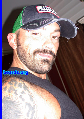 Travis
Bearded since: 2003.  I am an experimental beard grower.

Comments:
I grew my beard because I like changing my look...

How do I feel about my beard?  I can't live without facial hair now...
Keywords: full_beard