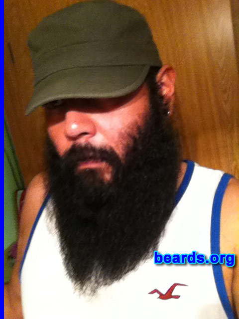 Zar F.
Bearded since: 2012. I am a dedicated, permanent beard grower.

Comments:
Why did I grow my beard? I always wanted to grow a beard. I can't stand shaving.

How do I feel about my beard? I love my beard.
Keywords: full_beard