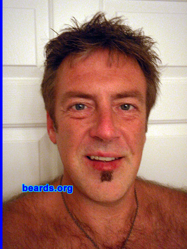 John
Bearded since: 1983.  I am an occasional or seasonal beard grower.

Comments:
I grew my beard because I like having facial hair and like the looks of it.

How do I feel about my beard?  I like it a lot or I wouldn't have kept it for the last twenty-five years!
Keywords: soul_patch mustache