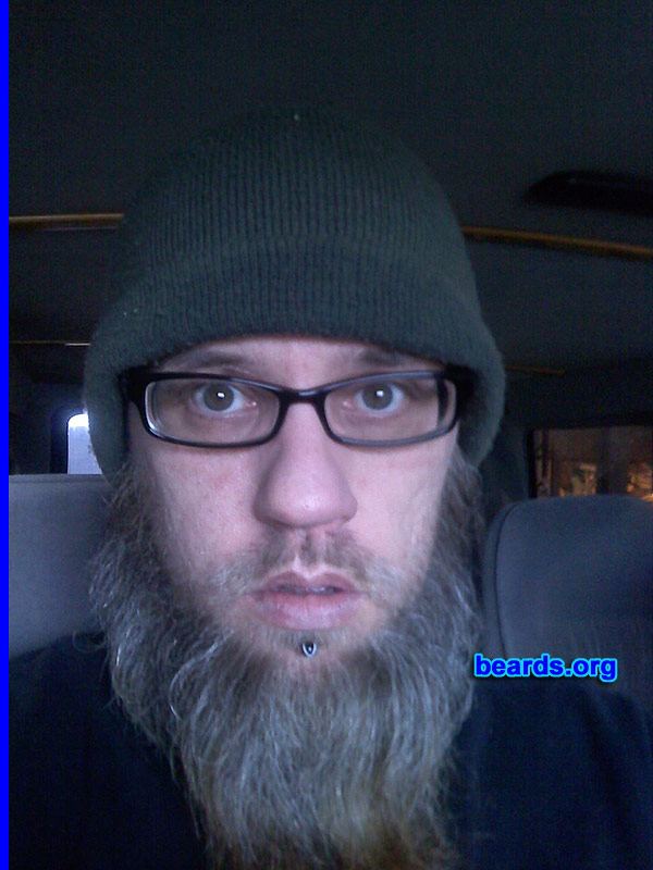 Rick
Bearded since: 2012. I am a dedicated, permanent beard grower.

Comments:
Why did I grow my beard? Got tired of just having a goatee. Plus, I love the way I look with my shaved head and my beard. It's the only hair I have left on my head since i started going bald years ago.

How do I feel about my beard? I love my beard. I comb it at least once an hour just to keep it smooth and looking good.

