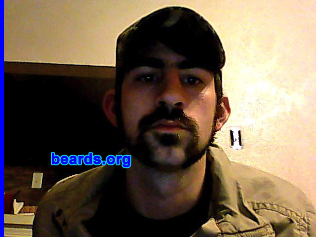 David M.
Bearded since: 2009. I am a dedicated, permanent beard grower.

Comments:
I grew my beard for deer hunting season 2009.

How do I feel about my beard? Well, it was originally grown to help my face against the elements, but it just seemed to grow on me. I've been "un-bearded" for maybe three weeks in the past three years, but I occasionally try out different styles.
Keywords: mutton_chops soul_patch
