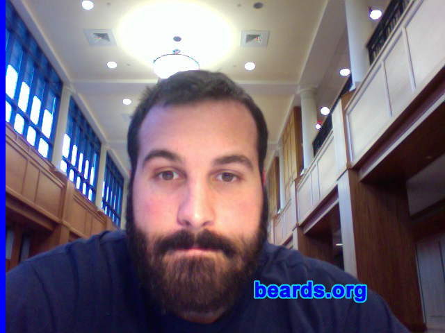 Andrew C.
Bearded since:  2005.  I am a dedicated, permanent beard grower.

Comments:
I grew my beard because having a beard is natural and always appropriate.

How do I feel about my beard?  My beard exudes confidence. It is a testament to my commitment to hard work and achievement.
Keywords: full_beard