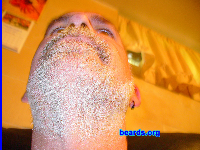 Ken P.
Bearded since: 1980. I am a dedicated, permanent beard grower.

Comments:
I grew my beard because I wanted to try one out and I didn't like shaving every day.

How do I feel about my beard? I love it. But I like to keep it short. 
Keywords: full_beard