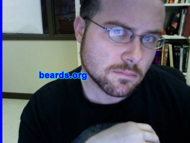 James B.
Bearded since: March 2012. I am a dedicated, permanent beard grower.

Comments:
I started growing my beard in March of this year and loved it so much, I decided to keep it.

How do I feel about my beard? Love the way it gives me diversity from other males and, according to my fiancÃ©, I look cuddly. LOL.


Also see James here: [url]http://www.beards.org/images/displayimage.php?pid=16628[/url].
Keywords: full_beard