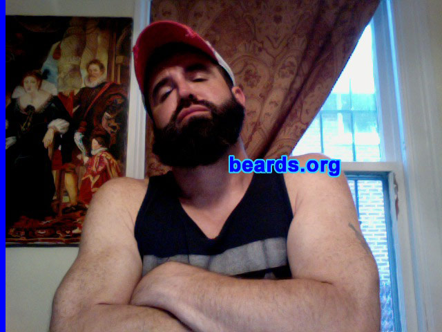 Eric D.
Bearded since: 2010. I am an experimental beard grower.

Comments:
I grew my beard because I was curious if I could grow a good full beard.

How do I feel about my beard? I love it and I get complimented weekly. Typically get the comment: "You look like Brian Wilson from the San Francisco Giants."
Keywords: full_beard