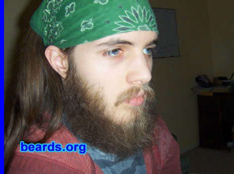 Nick
Bearded since: 2006.  I am a dedicated, permanent beard grower.

Comments:
For as long as I can remember I've wanted a beard. To me it is the ultimate symbol of manliness. As the old saying goes, there are only two kinds of people that walk around in this world without a beard, women and children, and I am neither one.

How do I feel about my beard? Though I do wish I had a thicker mustache, I'm pretty happy with what I have; especially since I know people who can hardly grow a beard at all.
Keywords: full_beard