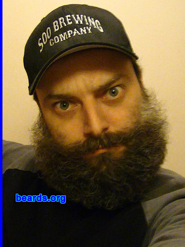 Russ
Bearded since: 1994. I am an occasional or seasonal beard grower.

Comments:
Why did I grow my beard? Not sure.  But I like it and the weather is cold.

How do I feel about my beard? Sometimes it's tasty.  Sometimes it's itchy.
Keywords: full_beard