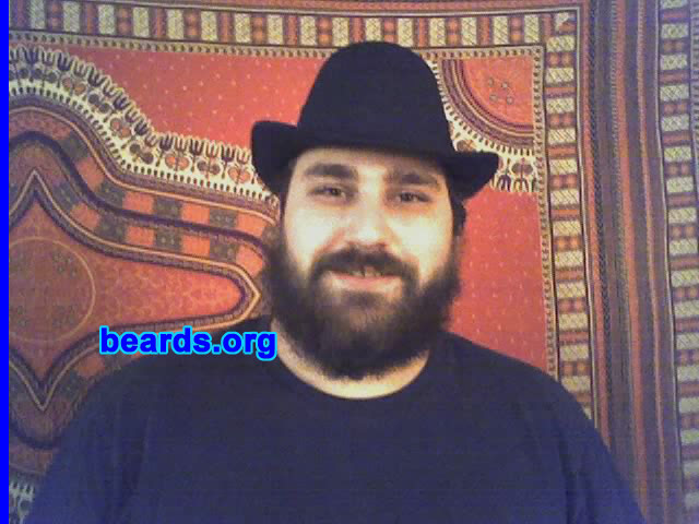 Ryan T.
Bearded since: 2002.  I am a dedicated, permanent beard grower.

Comments:
I grew my beard because all great men have, at some point, grown a beard. I love my beard and I feel naked without it.

How do I feel about my beard?  I love my beard. It keeps me warm in the winter and gives me a reason to complain in the summer (although, it prevents sunburn on the face!) You almost have to have a beard to be a die-hard Vikings fan like myself.
Keywords: full_beard