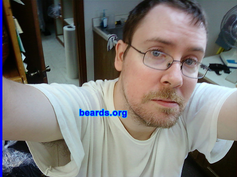 Bobby
Bearded since: 2009.  I am a dedicated, permanent beard grower.

Comments:
I grew my beard because I am really getting into facial hair.

How do I feel about my beard? Awesome!
Keywords: goatee_mustache