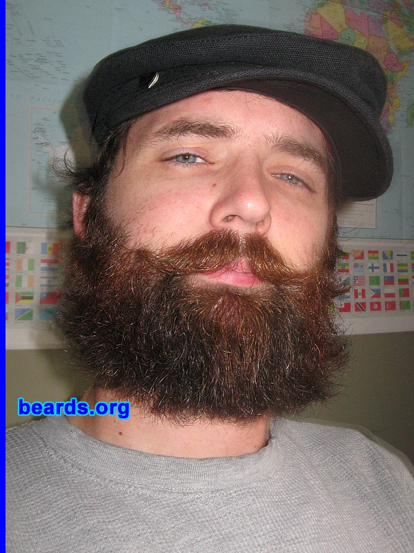 Cecil
Bearded since: 2000.  I am a dedicated, permanent beard grower.

Why did I grow my beard?  Had a contest with my brother to see whose would be bigger in three months.  I'm a pretty big deal without a beard but the Beard adds to my BRUTALNESS.

How: I am quite attached to it! It only adds to my already awesome personality and character.
Keywords: full_beard