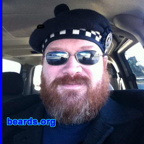 Chuck B.
Bearded since: 2012. I am a dedicated, permanent beard grower.

Comments:
Why did I grow my beard? I love the look of my beard, especially when I wear my kilt. Gives the look of the rugged Highlander.

How do I feel about my beard? I love it. Need to remove a wee bit of the gray, but still love it.
Keywords: full_beard