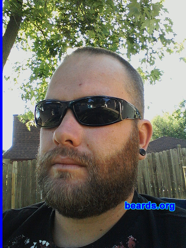 Eric R.
Bearded since: 2012. I am a dedicated, permanent beard grower.

Comments:
I had tried growing beard a few times, but didn't make it past a few weeks due to the all-too-common itching. As luck would have it, I found this website. I followed all the steps and I've been bearded since around February 2012. I don't have a goal or set style yet, but I get complimented all the time and my girlfriend loves it.

How do I feel about my beard? I love my beard. No matter what setting I'm in, it fits. It's casual, professional, and everything in between. And it beats having to shave.
Keywords: full_beard
