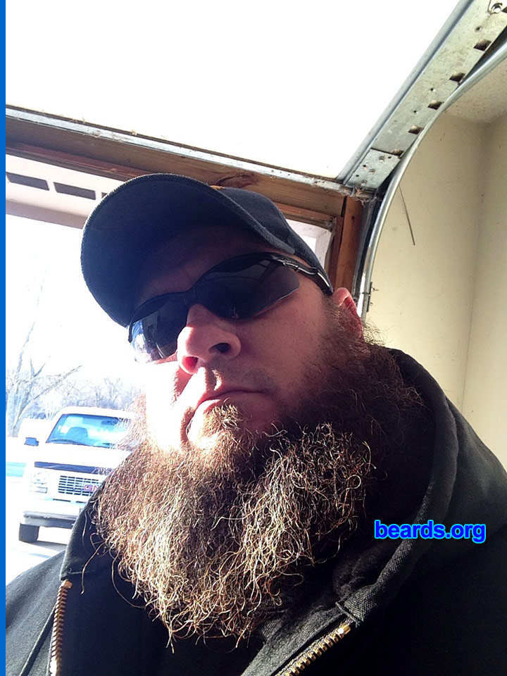 Jerry B.
Bearded since: 1992. I am a dedicated, permanent beard grower.

Comments:
Why did I grow my beard? It's a family thing and I hate shaving.

How do I feel about my beard? Love it!
Keywords: chin_curtain