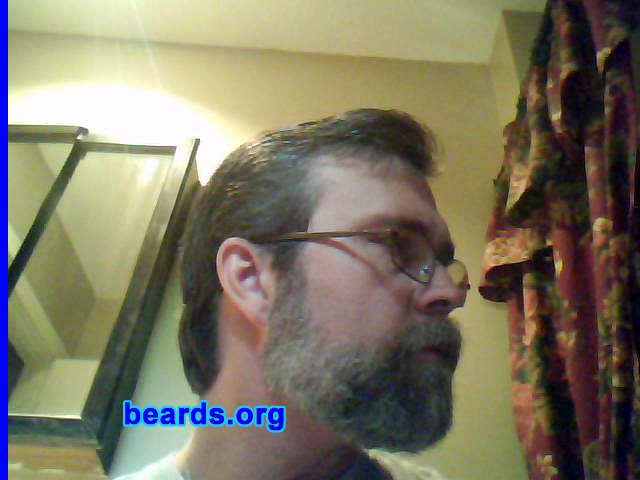 Michael
Bearded since: 1984.  I am a dedicated, permanent beard grower.

Comments:
I grew my beard because I always admired men who wore beards. My older brother had one and he never shaved it until the week before he died.

How do I feel about my beard? I love mine. It looks just like the one my brother had.  My wife tells me not shave it.  She says that it makes me look sexy.
Keywords: full_beard