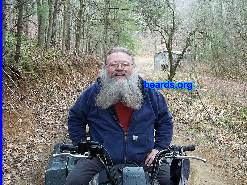George P.
Bearded since: 1980. I am a dedicated, permanent beard grower.

Comments:
Why did I grow my beard? I figured that a man was supposed to have a beard. I still believe a man should have a beard.

How do I feel about my beard? My beard is as much a part of me as any other part that makes me a he.
Keywords: full_beard