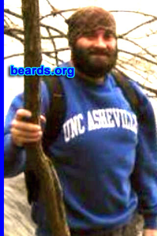 Jeremiah T.
Bearded since: birth. I am an occasional or seasonal beard 
grower.

Comments:
Why did I grow my beard? Because there are two kinds of people that do not have beards: women and children.  I am neither.

How do I feel about my beard? I enjoy being a man and embracing so with my beard.
Keywords: full_beard