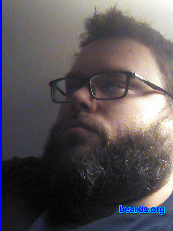 Jonathon C.
Bearded since: 2013.

Comments:
Why did I grow my beard? Because it's bad@ss and manly.

How do I feel about my beard? Can't wait for it too get much longer!!
Keywords: full_beard