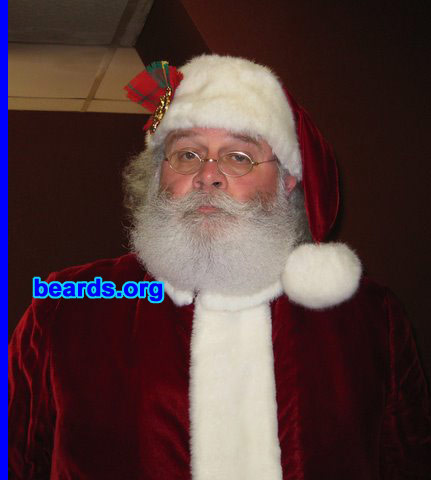 Michael E.
Bearded since: 2007.  I am a dedicated, permanent beard grower.

Comments:
I have had beards off and on since I could grow one.

How do I feel about my beard? I love my beard!
Keywords: santa full_beard