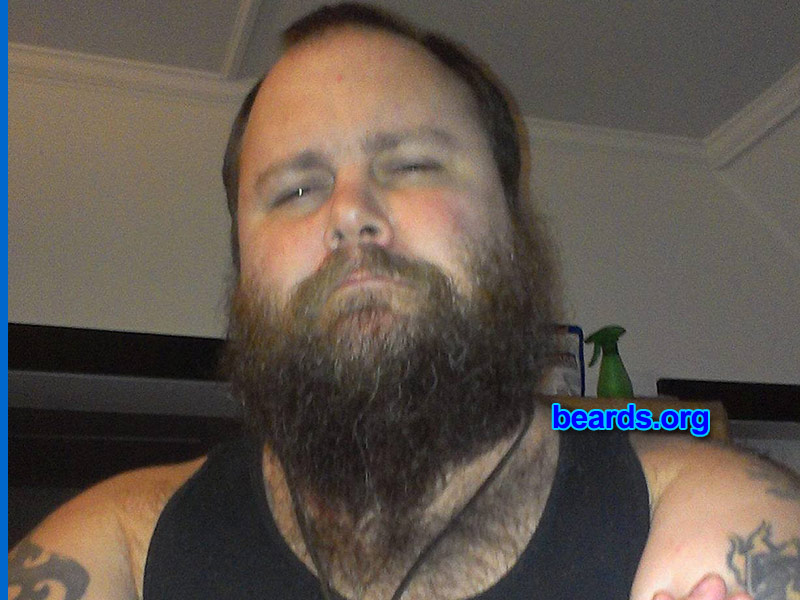 Mike M.
Bearded since: June 2013. I am a dedicated, permanent beard grower.

Comments:
Why did I grow my beard? Because I can.

How do I feel about my beard? Awesome! Need it to be longer so I can start braiding parts of it!!!
Keywords: full_beard