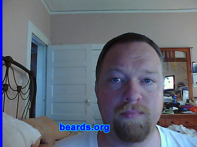 Ron
Bearded since: 1990. I am a dedicated, permanent beard grower.

Comments:
I grew a beard because it looked cool in high school. My wife, whom I dated in high school, liked it as well.

How do I feel about my beard? LOVE it. I'm thinking of growing it a little longer.
Keywords: goatee_mustache