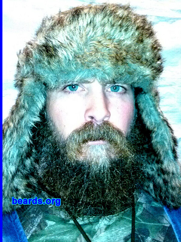 Jeff
Bearded since: 2011. I am a dedicated, permanent beard grower.

Comments:
Why did I grow my beard? I have had various styles of facial hair since my teens.  But as of a few years ago, when I went snowshoeing with a full beard, I realized the full benefits of my beard. Ever since then I love having one more every day.

How do I feel about my beard? I love my beard! It keeps me warm, acts as face camo when hunting, and I don't waste any money on razors.
Keywords: full_beard