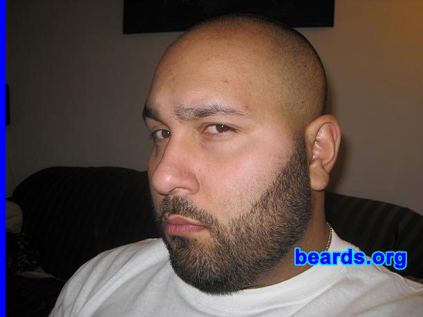 Adrian I.
Bearded since: 1997.  I am a dedicated, permanent beard grower.

Comments:
I always had a beard, but recently I decided to switch up my beard style to a full beard just to try it.  And now I love it so much that I'm never shaving it off.

How do I feel about my beard? I think it adds enormous character to me and my own personality. I've always had the chin strap.  But I did that look for a long time and have decided that my full beard look is perfect for me and is here to stay!!
Keywords: full_beard
