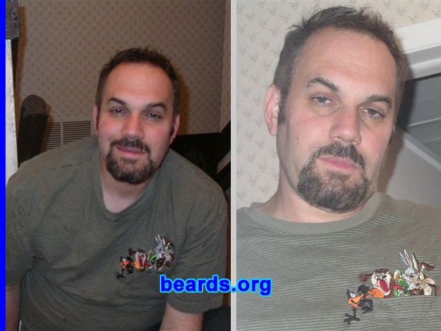 Jeff
Bearded since: 1980. I am a dedicated, permanent beard grower.

Comments:
I grew my beard originally to look older. Later it became a part of me. I like it, but am beginning to feel it makes me look older.
Keywords: goatee_mustache