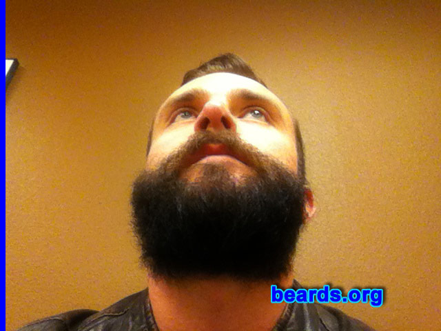 Jayson H.
Bearded since: 2005. I am a dedicated, permanent beard grower.

Comments:
I have actually been bearded since 2005. However, I have never documented my beard growing process. So this time, I shaved all the way down and am taking a pic every week. I plan on growing me beard for a while and would like to keep it forever. To answer this question specifically, I just look weird without my beard. Like other guys' responses, I feel like I look better with it. I guess I'm proud that I can actually grow one. So instead of getting rid of it all the time, I prefer to just be natural and let it grow. If men weren't supposed to have beards, I guess we wouldn't have the ability to grow it in the first place. I admire and respect other guys who can walk confidently with a beard no matter what industry they work in or what style they prefer.

How do I feel about my beard? Like I said, I feel lucky to have one. I guess like most other guys, I'd prefer that it was even thicker. I have noticed that as I have aged, it is growing in more and more. I plan on keeping it forever. I also plan on updating my album here with further picture, the longer and fuller I let it grow. Right now, I am only about two and half weeks into growing my beard after shaving completely down. I only shaved for documentary reasons for this site. My beard does get full quick and I'm eager to show it off here as time goes on! 
Keywords: full_beard