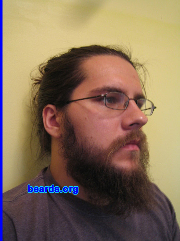 Stas
Bearded since: 2007.  I am a dedicated, permanent beard grower.

Comments:
I experimented in the past with growing one, but never completely grew a whole beard out.  So I decided to grow out a full beard and see how it would go. It went awesome.

How do I feel about my beard?  I feel that my beard is a best friend. We go everywhere together and always are ready to rock out and get into some sort of tomfoolery. It also makes me feel good knowing that it has given others hope that they, too, will one day grow one.
Keywords: full_beard