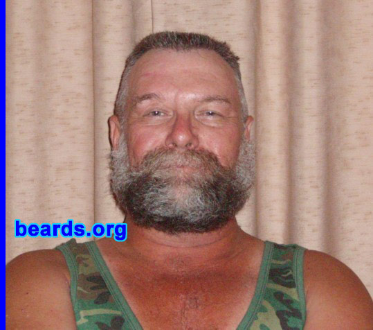 Bill
Bearded since: 1980.  I am a dedicated, permanent beard grower.

Comments:
I hate shaving.  And since I have a fairly thick beard, I thought I may as well flaunt it. Beards have always been associated with masculinity and maturity...qualities that people who know me have said I possess. I always thought others looked good with a beard, and was glad nature blessed me with a thick one.

How do I feel about my beard?  I am pleased that I am able to grow a full beard. Though I have experimented with different styles over the years, I am trying for length as well as volume right now. A beard can hide a whole lot of homely!  :insert chuckle:
Keywords: full_beard