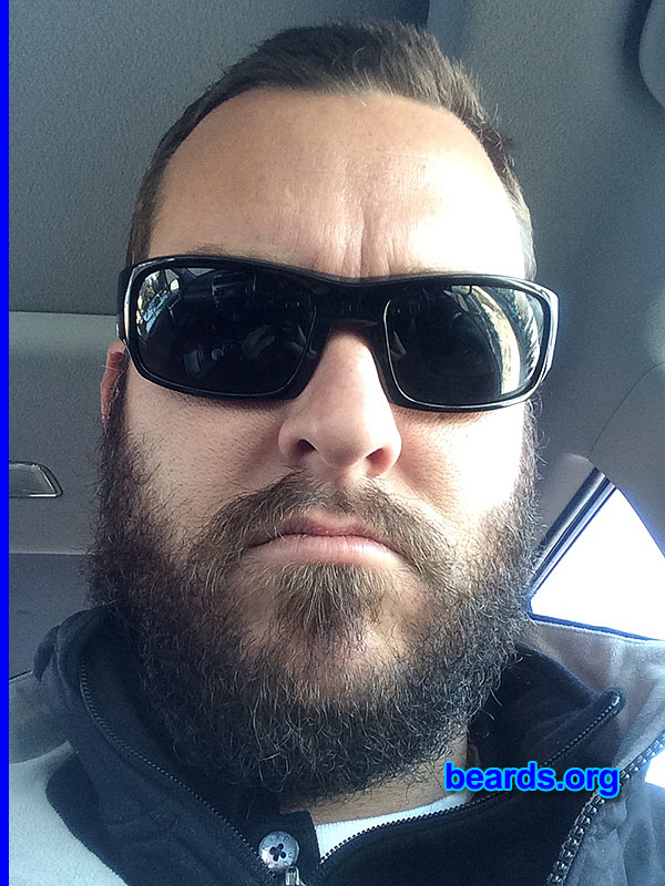 Kevin P.
Bearded since: 2013. I am an experimental beard grower.

Comments:
Why did I grow my beard? Everyone should try it once.
How do I feel about my beard? Wish it were bigger.
Keywords: full_beard