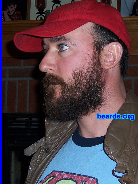 John
Bearded since: 2006.  I am an occasional or seasonal beard grower.

Comments:
I grew my beard because I wanted a different look and always wanted to grow a full beard since I was a kid.

How do I feel about my beard?  It's actually a lot better than I thought it would be. Most people think it looks good on me. I guess my natural face need to be covered up.
Keywords: full_beard