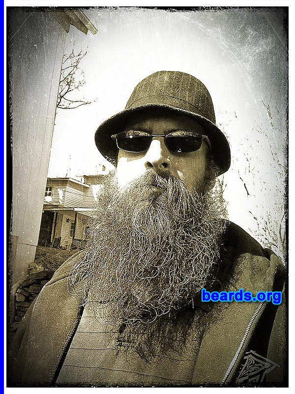 Jason N.
Bearded since: 2011. I am a dedicated, permanent beard grower.

Comments:
Why did I grow my beard? I have always wanted and loved a giant beard and wondered if I had what it took to grow one. Turns out I did.

How do I feel about my beard? It's like another body part. I wouldn't want to live without it.
Keywords: full_beard