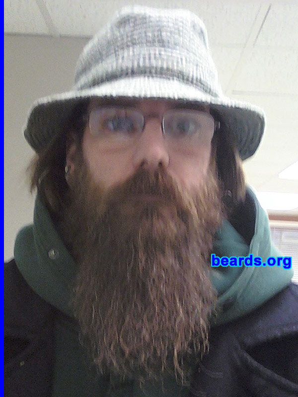 Paul Dill
Bearded since: 2008. I am a dedicated, permanent beard grower.

Comments:
I've had a beard in some shape or form since I was sixteen. I've had to shave a few times for work, but no more of that. I am a member of the BTUSA (Beard Team USA) and founder of [url=http://www.myspace.com/rochesterbeardsmen]Rochester Beardsmen Society[/url].

How do I feel about my beard? I love my beard. Pure and simple.
Keywords: full_beard