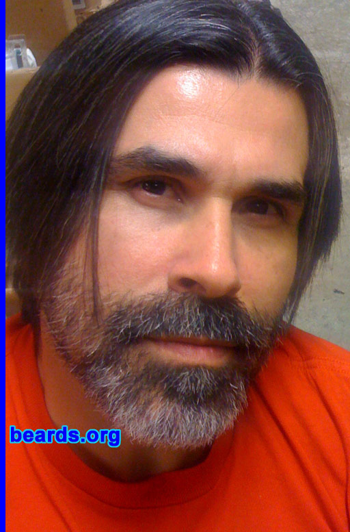 Rudy
Bearded since: 2011. I am an experimental beard grower.

Comments:
I grew my beard because having a beard is a nice transition from your typical non-facial hair tradition. Change is always nice when youâ€™re in control.

How do I feel about my beard? I enjoy having a beard once in a great while, though have not exceeded a centimeter in length. 
Keywords: full_beard