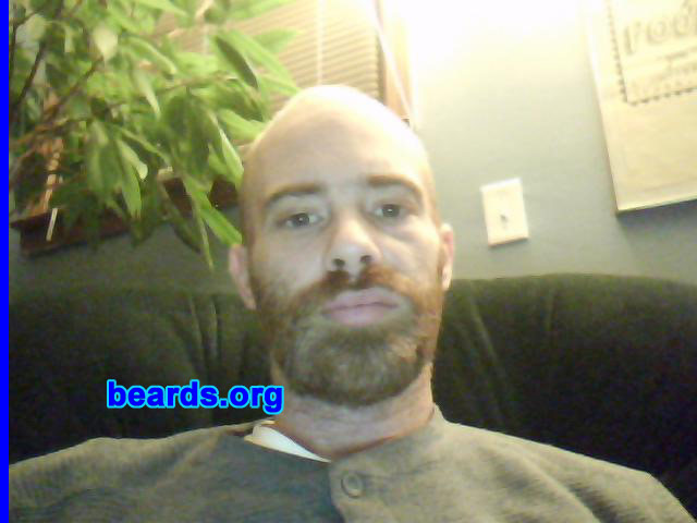 Todd
Bearded since: 2010.  I am an experimental beard grower.

Comments:
My son and I started growing on Halloween.

How do I feel about my beard?  I kind of like it. It's going to take some getting used to, but I think it's here to stay.
Keywords: full_beard