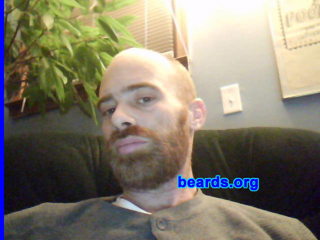 Todd
Bearded since: 2010.  I am an experimental beard grower.

Comments:
My son and I started growing on Halloween.

How do I feel about my beard?  I kind of like it. It's going to take some getting used to, but I think it's here to stay.
Keywords: full_beard