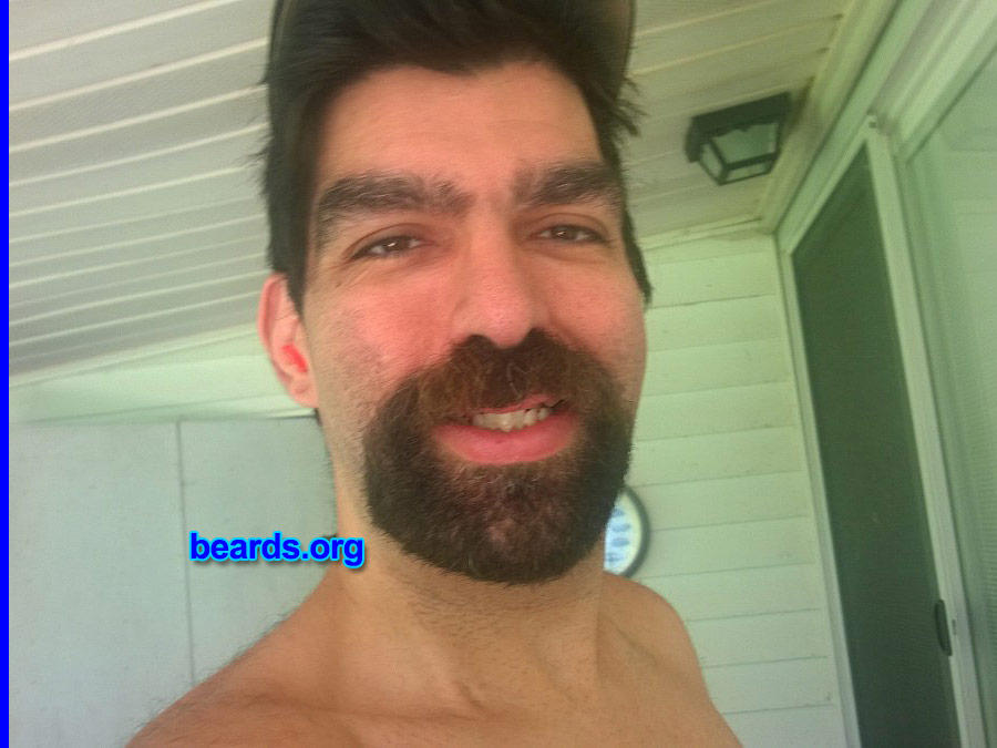 Brian
Bearded since: winter of 1998. I an occasional or seasonal beard grower.

Comments:
Why did I grow my beard? I wanted to see if I could grow a good one. 
Keywords: goatee_mustache