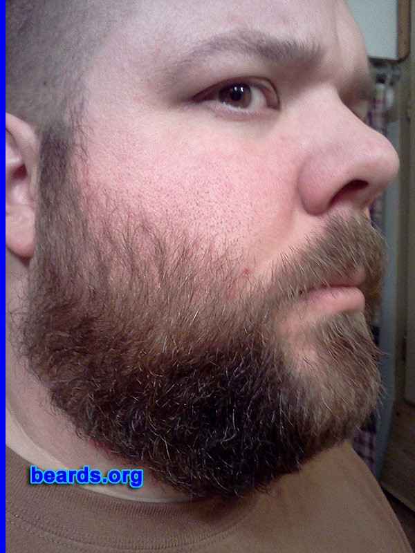 Jason G.
Bearded since: 1996. I am a dedicated, permanent beard grower.

Comments:
Why did I grow my beard? I don't like the baby face look.

How do I feel about my beard? I have always grown at least a goatee and have gotten lazy and not shaved for a few days.  But since growing one this time I never thought about growing one intentionally. It remains untrimmed so far but I plan on going to a barber for the first one.
Keywords: full_beard