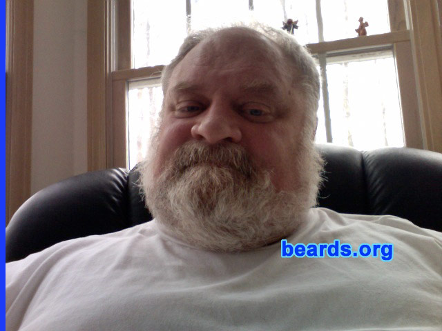 Larry W.
Bearded since: 1973.  I am a dedicated, permanent beard grower.

Comments:
I was a teacher and, during the summer of 1973, I decided to accompany my vacation from school with a vacation from shaving. The day before I was to report to work for the '73-'74 school year, I simply could not bring myself to put the razor to my face. I took the plunge, went to work with a beard and have had it ever since.

How do I feel about my beard?  I shaved for eight years and have had a beard for the last thirty-six years straight. It has been there so long that I take it for granted. 
Keywords: full_beard